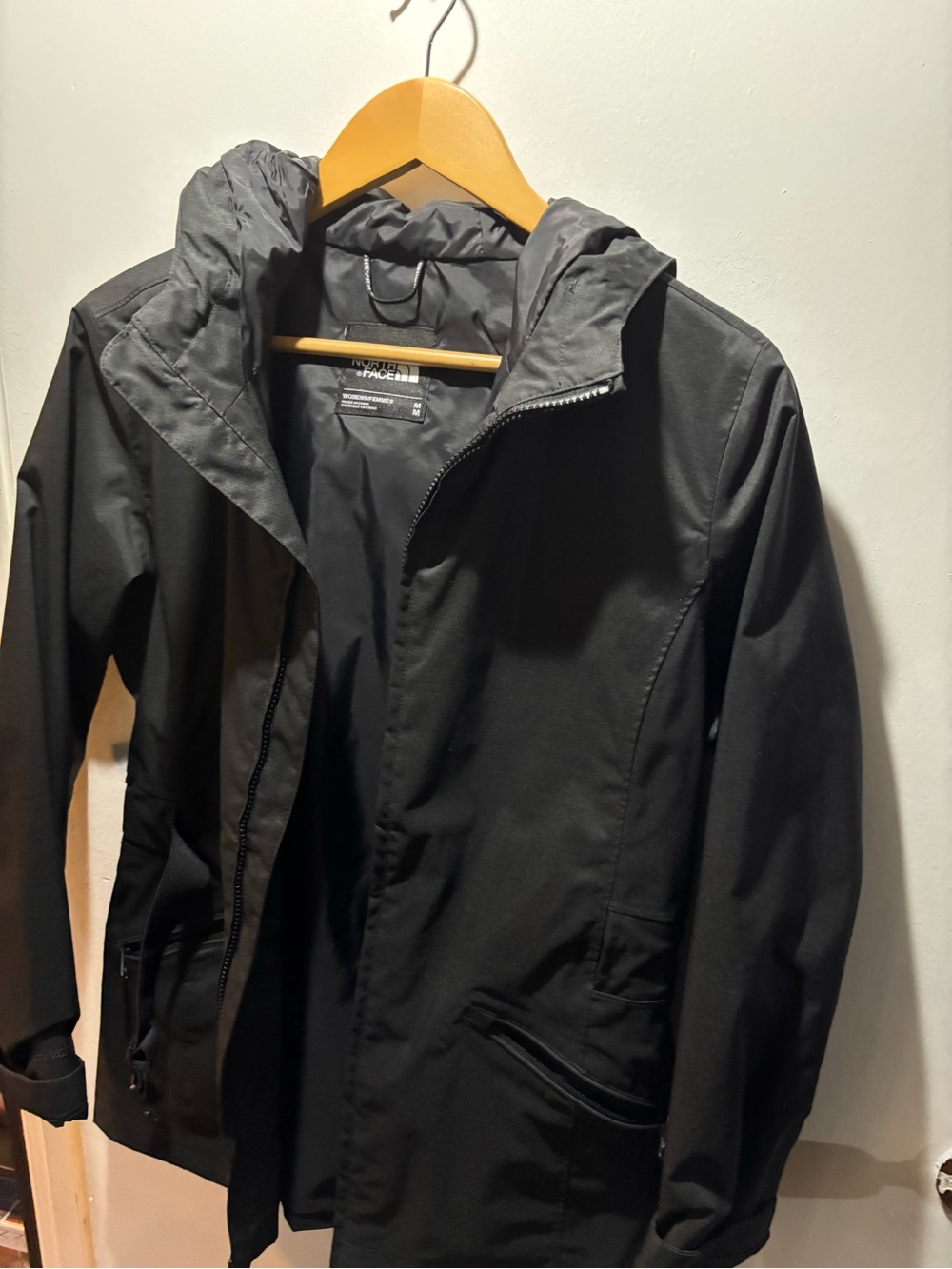 The North Face Woman’s Black Waterproof Hooded Jacket